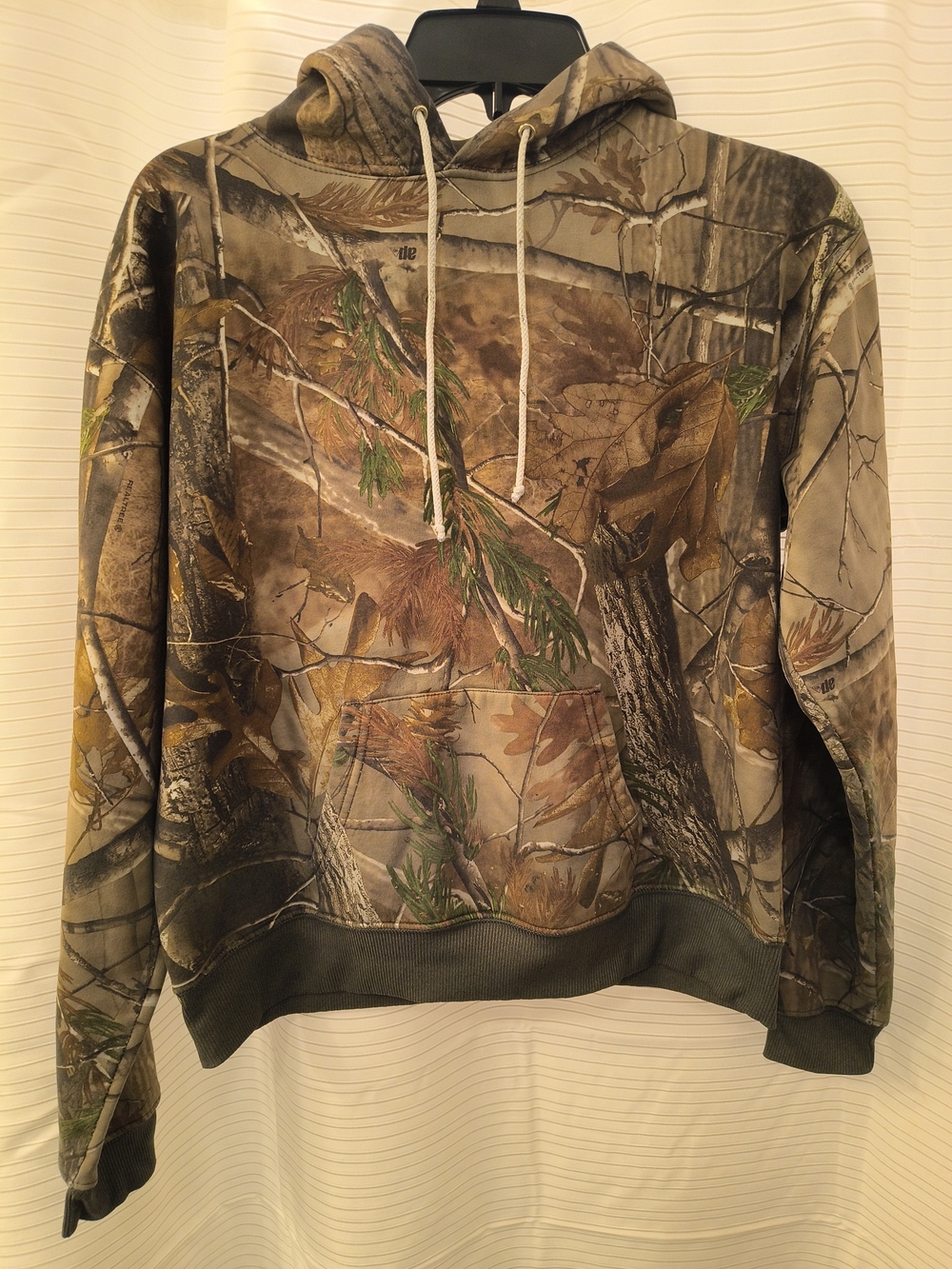 Realtree Men's Camo Hoodie Sweatshirt - Brown Green